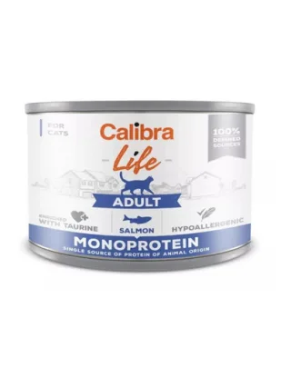 CALIBRA Cat Life Adult Salmon 200 g hrana monoproteica pentru pisici cu somon