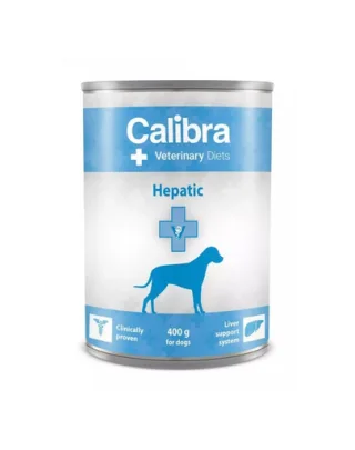 CALIBRA Veterinary Diet Dog Hepatic 400 g hrana completa caini cu afectiuni hepatice