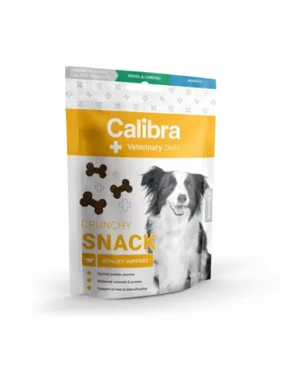 CALIBRA Veterinary Diet Crunchy Snack Vitality Support 120 g gustare crocanta pentru caini adulti