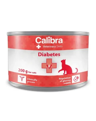 CALIBRA Veterinary Diet Cat Diabetes 200 g hrana dietetica pentru pisici cu diabet