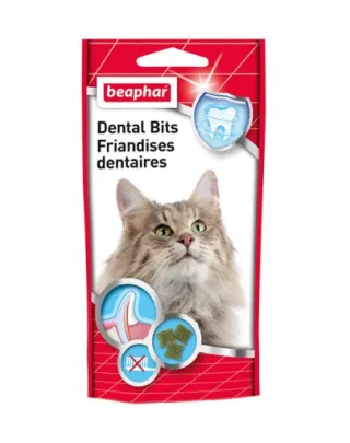 BEAPHAR Dental Bits gustări igienă dentară a pisicilor 35 g