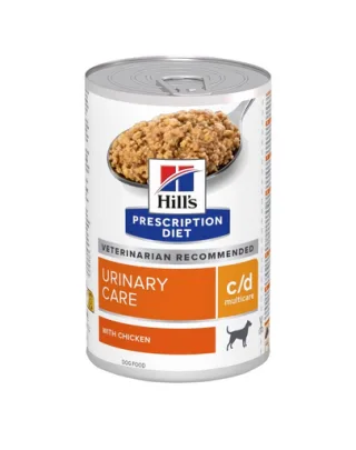 HILL'S Prescription Diet Canine c/d Multicare cu pui 370 g hrană câini