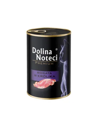 DOLINA NOTECI Premium Bogată în iepure conservă pisici adulte 400 g