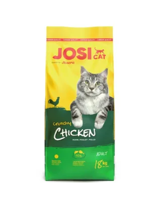 JOSERA JosiCat Crunchy Chicken 18kg hrana cu pasare de curte pentru pisici adulte