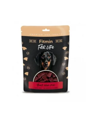 FITMIN For Life Beef Bone Mini cuburi cu vită pentru câini 70 g