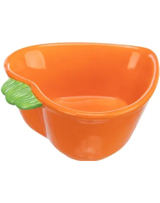 TRIXIE Bol ceramic pentru rozătoare, formă morcov 180 ml