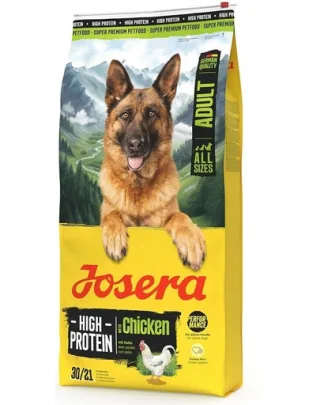 JOSERA High Protein Adult Chicken 12,5 kg hrană câini activi și sportivi