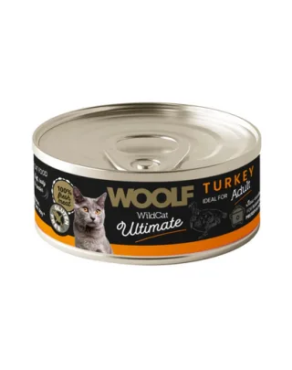 WOOLF Wild Cat Ultimate Turkey Pate 85g hrană pisici, pate curcan