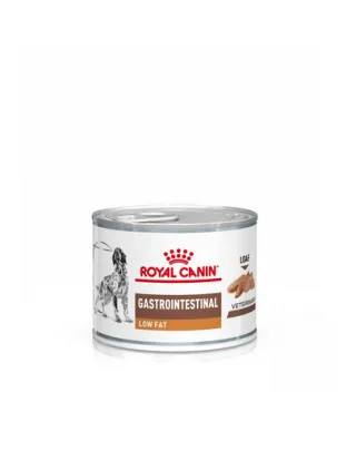 ROYAL CANIN Veterinary Gastrointestinal Low Fat 12 x 200 g pentru caini cu tulburari gastrointestinale