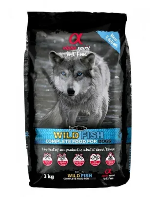 ALPHA SPIRIT Hrana uscata si moale pentru caini Wild fish 3 kg