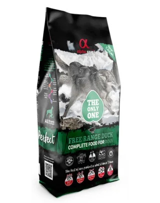 ALPHA SPIRIT Hrana uscata caini, cu rata Free range duck 12 kg