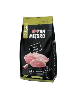 PAN MIĘSKO mancare pentru pisici S 1,6 kg curcan si gasca