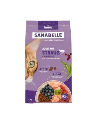 SANABELLE Adult Struț 2 kg pentru pisici adulte