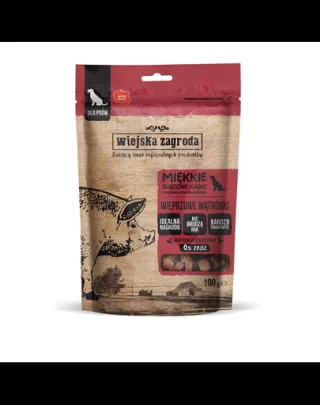 WIEJSKA ZAGRODA Ficăței de Porc delicatesă pentru câini 100 g