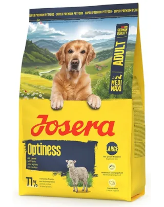 JOSERA Adult Optiness 3kg hrană câini medii și mari, cu miel și orez