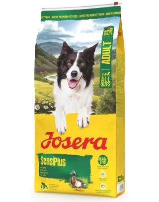 JOSERA SensiPlus 12,5kg hrană cu rață pentru câini cu sistem digestiv sensibil
