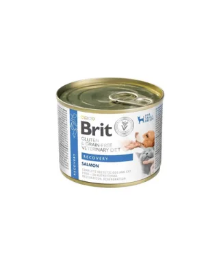 BRIT Veterinary Diet Grain Free Recovery 200 g somon și ficat de pui pentru câini și pisici în perioada de recuperare
