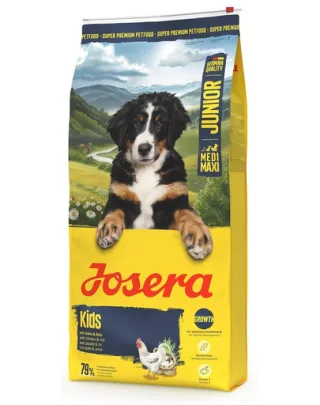JOSERA Junior Kids 12,5 kg hrană câini tineri mari, cu pui și orez