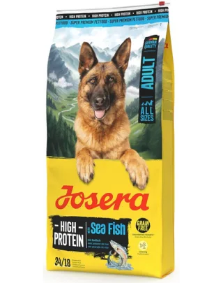 JOSERA High Protein Adult Sea Fish 12,5kg hrană câini activi cu somon și pește oceanic