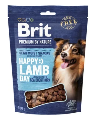 BRIT Premium Dog Semi-moist Snack Lamb 180 g recompensă semi-umedă cu miel pentru câini