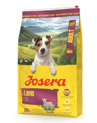 JOSERA Lamb Adult Mini 10 kg hrană monoproteică câini mici, cu miel