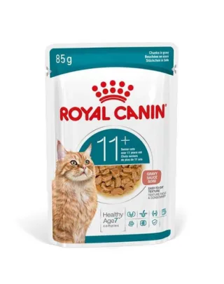 ROYAL CANIN Ageing 11+ Gravy 12x85 g bucăți în sos pisici senior peste 11 ani