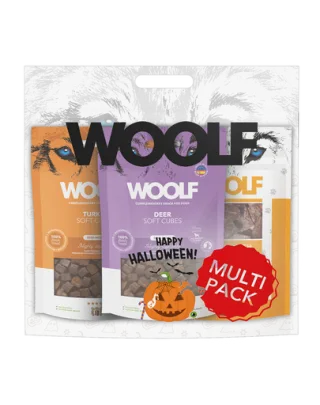 WOOLF Multipack Halloween 3x100g mix recompense câini