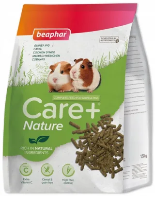 BEAPHAR Care+ Nature Guinea Pig 1,5 kg hrană porcușori Guineea