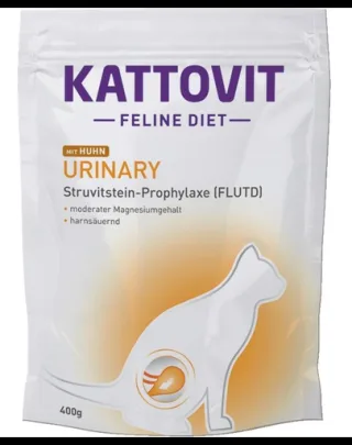 KATTOVIT Feline Diet Urinary Chicken hrana uscata dietetica pentru pisici cu afectiuni urinare, cu pui 400 g