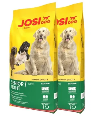 JOSERA JosiDog Senior Light 2x15 kg hrană câini bătrâni și puțin activi