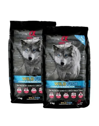ALPHA SPIRIT hrană moale pentru câini Wild fish 2x3kg