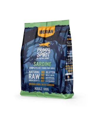 PRIMAL SPIRIT Iberian Adult Sardine 2x1kg hrană câini cu sardine