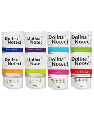 DOLINA NOTECI Premium Mix Plicuri hrana caine, mix sortimente fara pui 30x500g