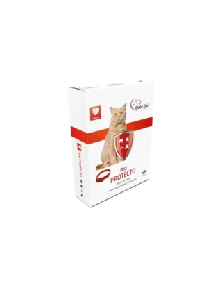 OVER ZOO Bio Protecto Plus 35 cm Zgarda protectie impotriva parazitilor, pentru pisici