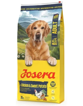 JOSERA Chicken with Sweet Potato Adult 12,5kg hrană câine talie medie și mare