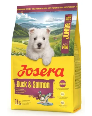 JOSERA Duck and Salmon Junior Mini 3kg hrană câine junior rasă mică
