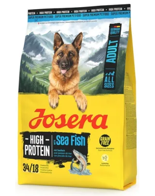 JOSERA High Protein Adult Sea Fish 3kg hrană cu somon și pește oceanic, pentru câini activi