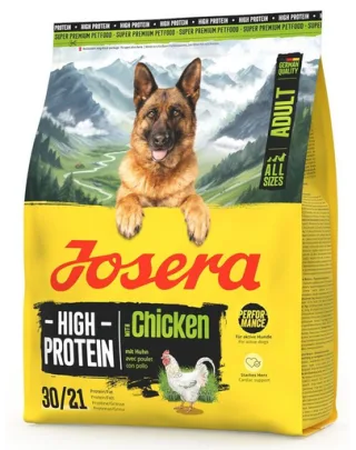 JOSERA High Protein Adult Chicken 900g hrană pentru câini activi