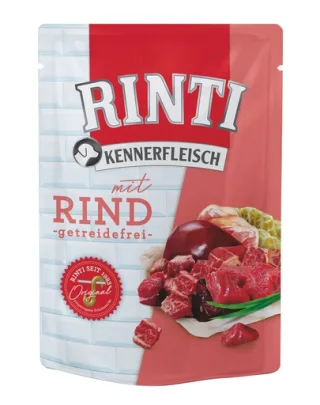 RINTI Kennerfleisch Beef Carne de vita, plic hrana caine 400 g