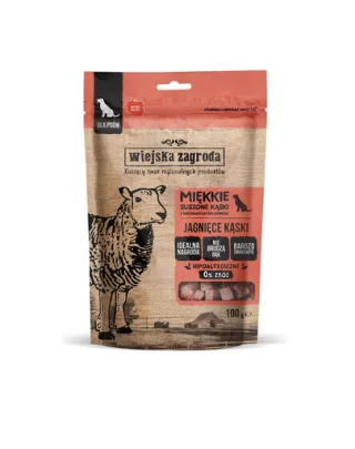 WIEJSKA ZAGRODA Gustări delicioase din miel pentru câini 100 g