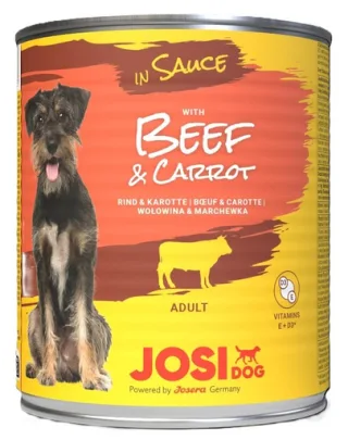 JOSERA JosiDog Beef&amp;Carrot in Sauce 830g hrană în sos câini, vită și morcov