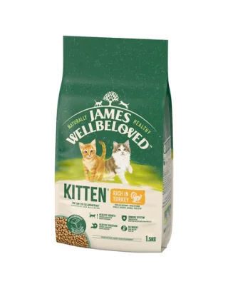 JAMES WELLBELOVED Kitten 1,5 kg hrana completa pentru pisoi