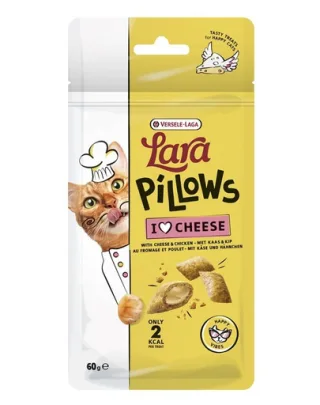 VERSELE-LAGA Lara Snack Pillows with Cheese Happy Vibes 60g snack pisici cu brânză