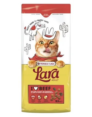 VERSELE-LAGA Lara Adult Beef 12,5 kg hrană cu vită pentru pisici