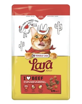 VERSELE-LAGA Lara Adult Beef 950 g sac hrană pisici cu vită