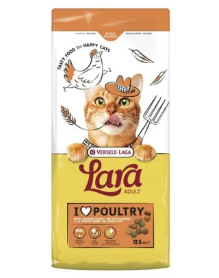 VERSELE-LAGA Lara Adult Turkey and Chicken 12,5 kg curcan și pui, hrană pisică