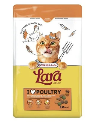 VERSELE-LAGA Lara Adult Turkey and Chicken 950 g hrană pisici, curcan și pui
