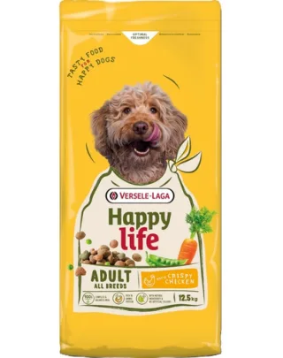 VERSELE-LAGA Happy Life Adult with Chicken 12,5kg hrană câini cu pui