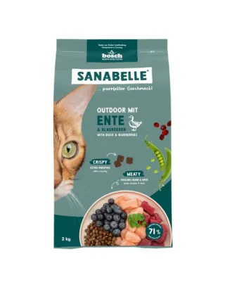 SANABELLE Outdoor rață 2 kg hrană pisici de exterior
