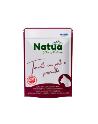 NATUA Natural ton, pui și șuncă în aspic pentru pisici 70 g